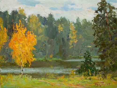 光與色彩 畫家筆下故鄉的清新風景油畫