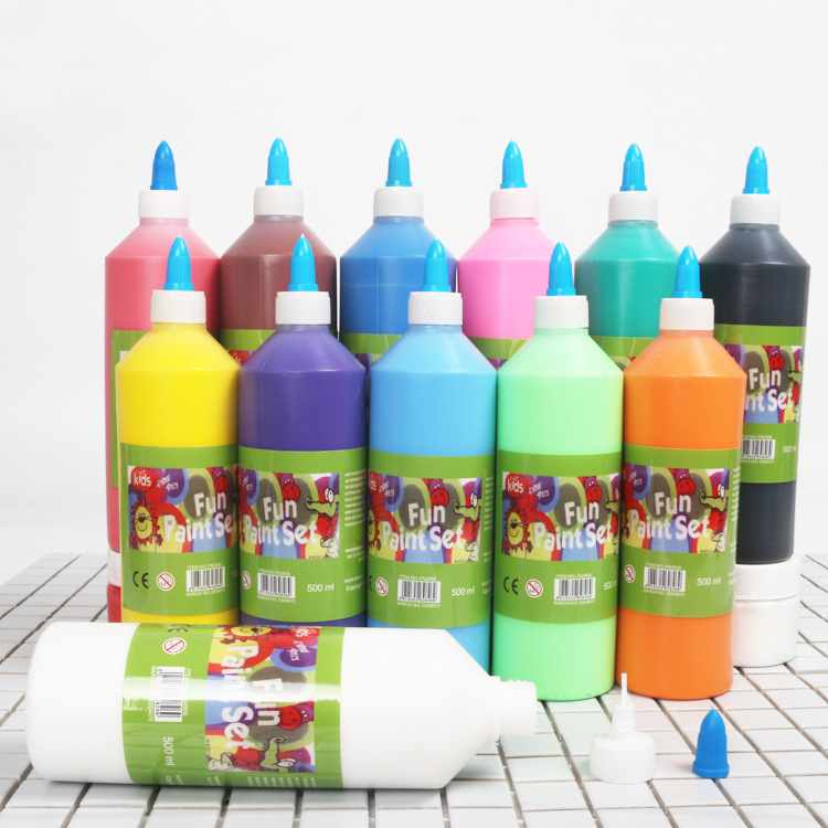 威頓美術100ml兒童手指畫顏料繪畫diy益智可水洗早教美術涂鴉顏料