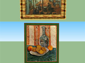 精品油畫裝飾畫su模型設計圖下載 圖片10.06mb 其他庫 su模型