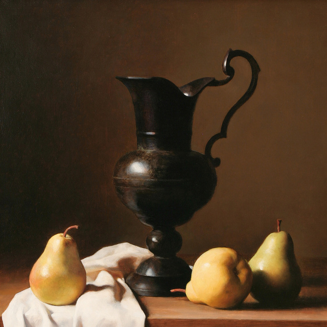 水果靜物油畫素材