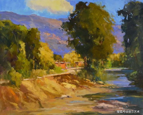 美國油畫家協會簽名會員女畫家安·拉森風景油畫作品欣賞