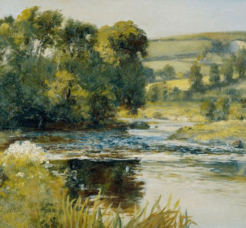 古典主義風(fēng)格下的寧靜田園 油畫風(fēng)景作品欣賞