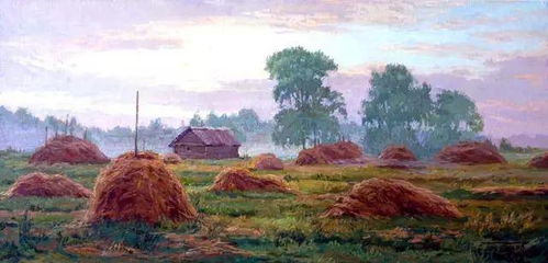 俄羅斯唯美浪漫主義風景油畫的詩意世界