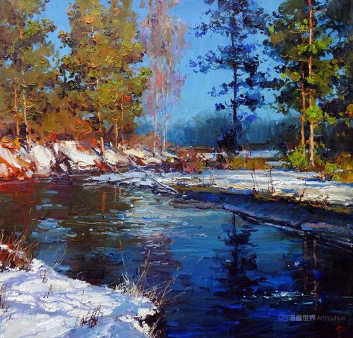 美麗的克里米亞風景油畫