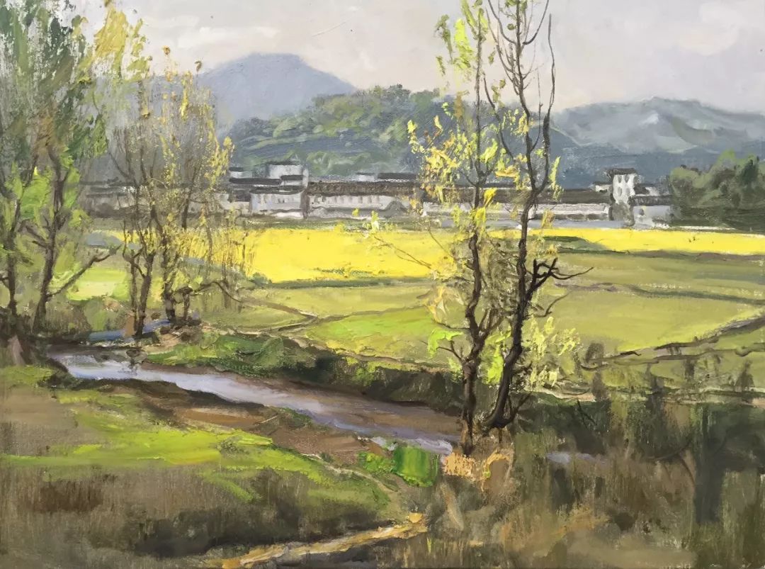中國油畫風景寫生名家作品欣賞