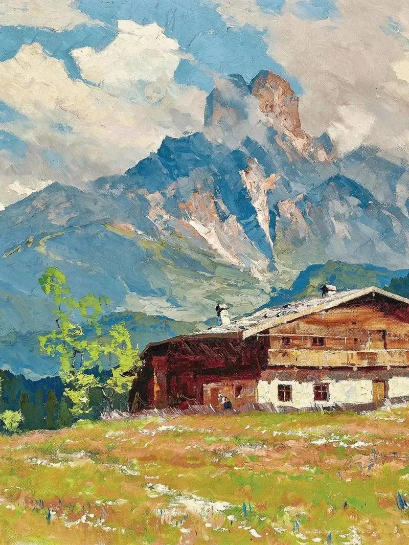 寫實風景油畫的多元化對比